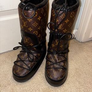 LV Monogram Moon Boots